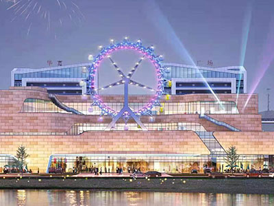 屋顶摩天轮规划设计效果